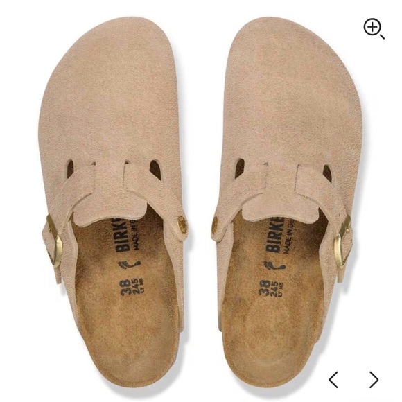 New Birkenstock Classic Suede Clogs with Buckle size 40 $179 - Picture 4 of 7